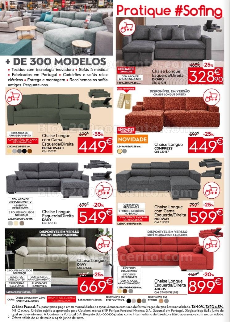 Antevisão Folheto CONFORAMA Promoções até 24 junho